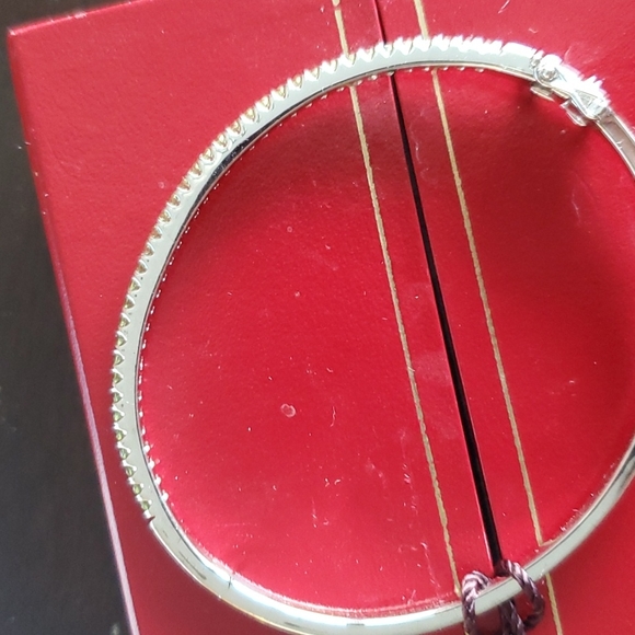 Oro Leoni Bangle Sterling silver with Swarovski gemstones - Picture 4 of 5